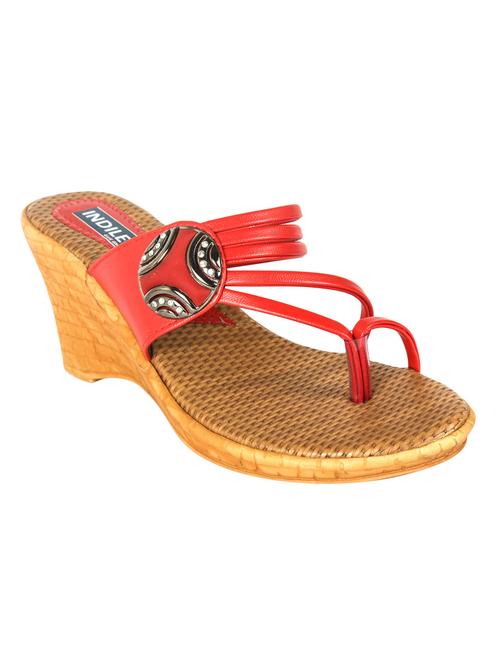 indilego women's patent leather slippers-red - 10516130 - Very Small Image - 1
