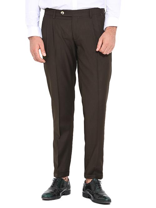 green cotton chinos - 10520676 - Very Small Image - 1