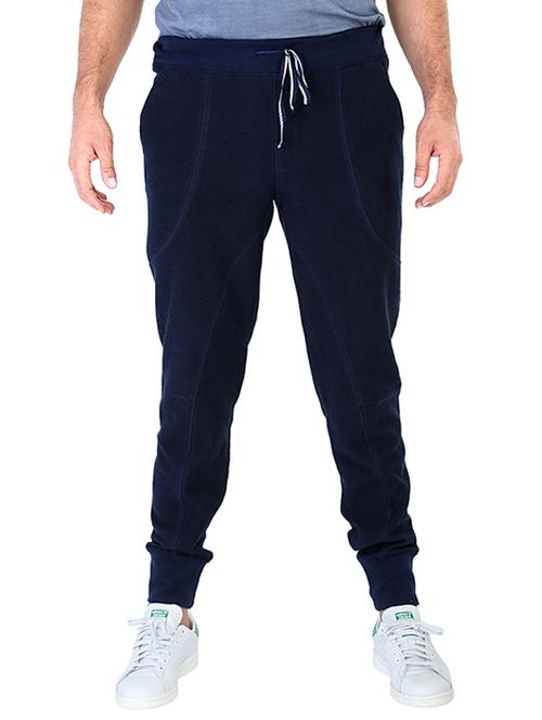 dark blue poly cotton track pant - 10520692 - Very Small Image - 1