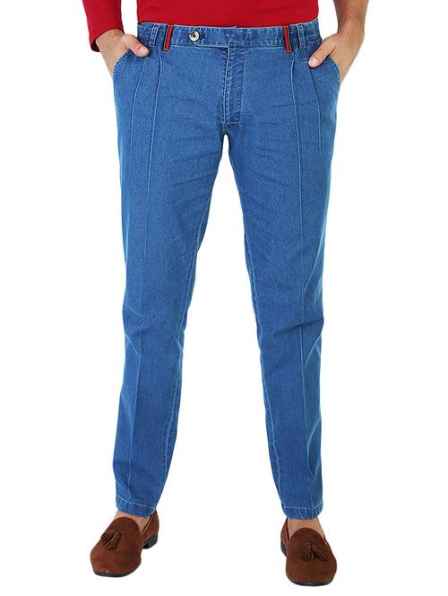 blue cotton jeans - 10520699 - Very Small Image - 1