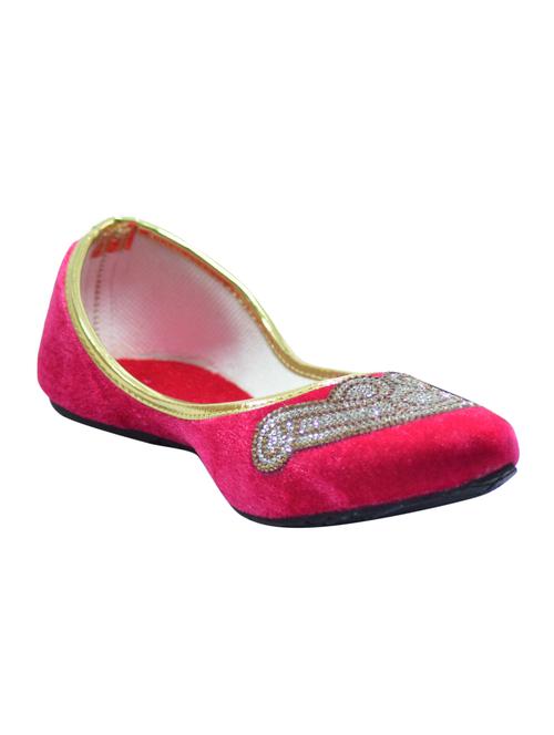 magenta velvet jutis & mojaris - 10521258 - Very Small Image - 1
