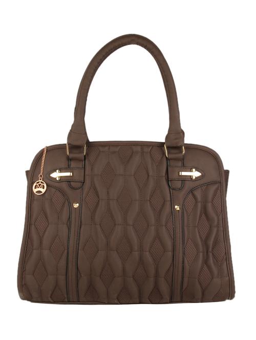 brown leatherette satchel - 10522647 - Very Small Image - 1