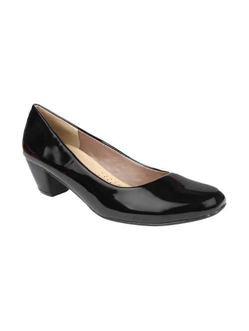 black leatherette pump - 10524533 - Very Small Image - 1