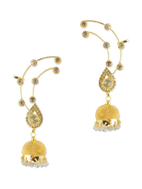 gold metal earring - 10524779 - Very Small Image - 1