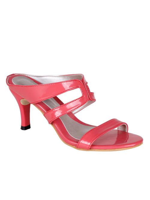 peach leatherette sandals - 10527448 - Very Small Image - 1