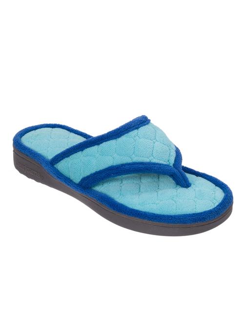 blue fur flip flops - 10528530 - Very Small Image - 1