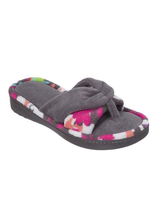 grey fur flip flops - 10528537 - Very Small Image - 1