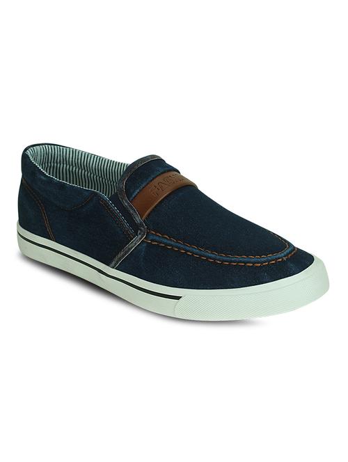 blue canvas slip on loafers - 10529725 - Very Small Image - 1