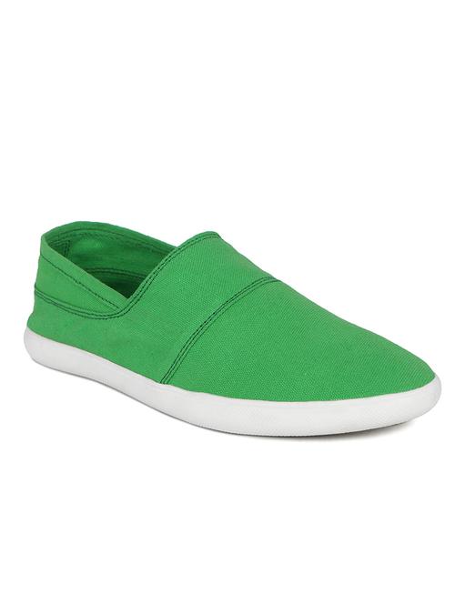 green canvas slip on sneakers - 10529862 - Very Small Image - 1
