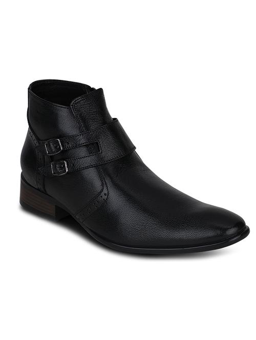 black leather slip on boot - 10529872 - Very Small Image - 1