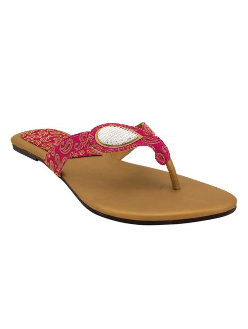 pink leatherette sandal - 10530367 - Very Small Image - 1