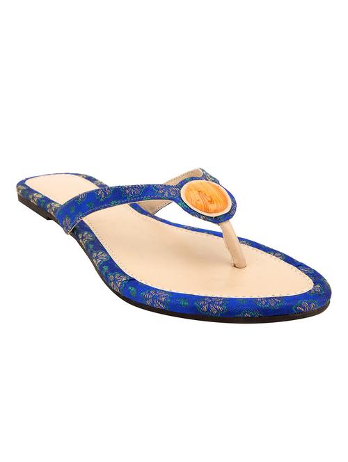 blue leatherette sandal - 10530369 - Very Small Image - 1