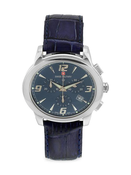 swiss military elegant unisex blue chronograph swiss movement watch - 10530621 - Very Small Image - 1