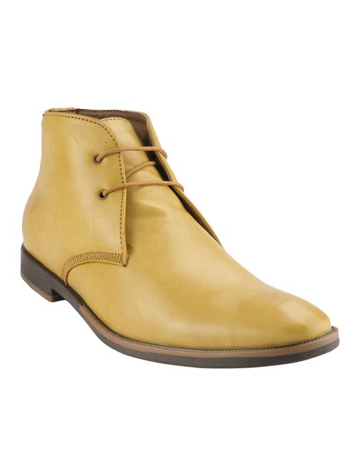 beige leatherette ankle boots - 10531618 - Very Small Image - 1