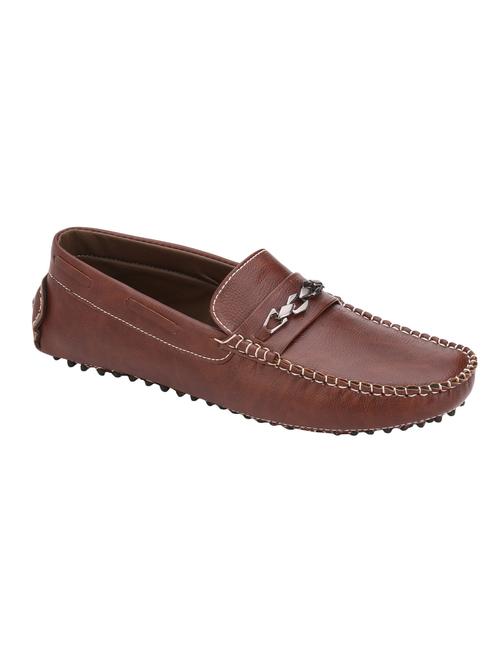 brown leatherette loafer - 10531626 - Very Small Image - 1