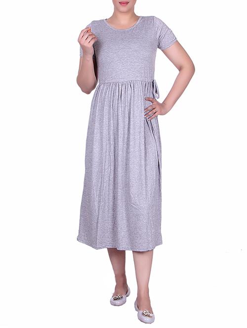 blue georgette dress - 10531830 - Very Small Image - 1