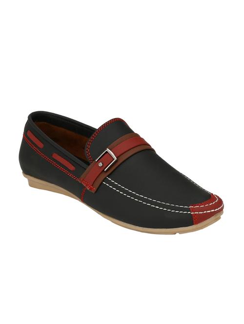 black leatherette loafers - 10532758 - Very Small Image - 1