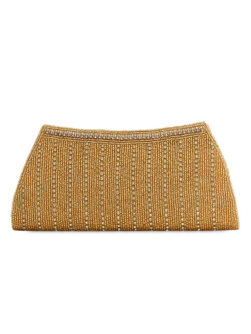 Golden Bead Embellished Clutch - 1053827 - Very Small Image - 1