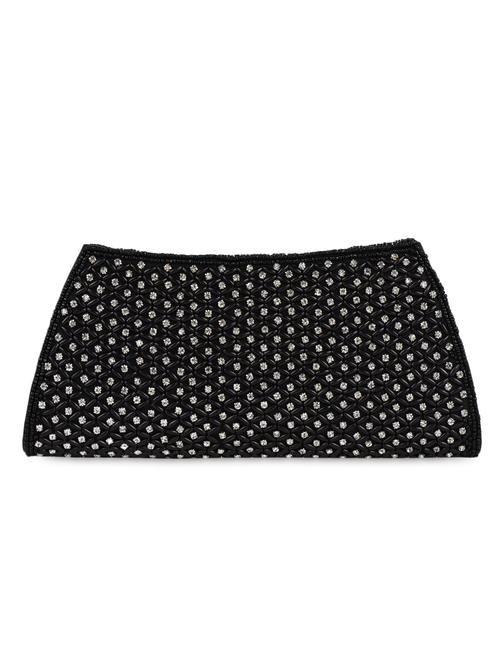 Synthetic Bead with Crystal Embellished Clutch - 1053856 - Very Small Image - 1