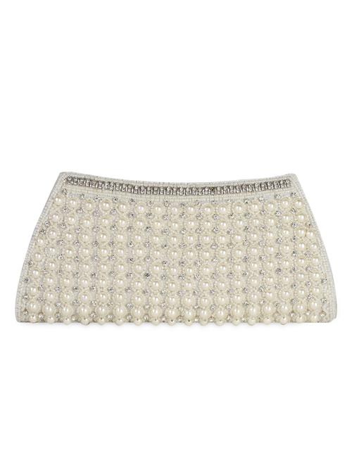 Synthetic Pearl Bead Embellished Clutch - 1053857 - Very Small Image - 1