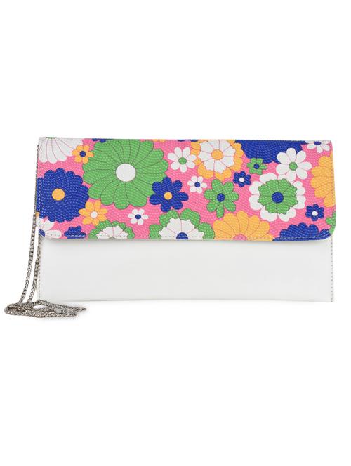 Floral Textured Flap Clutch - 1053926 - Very Small Image - 1