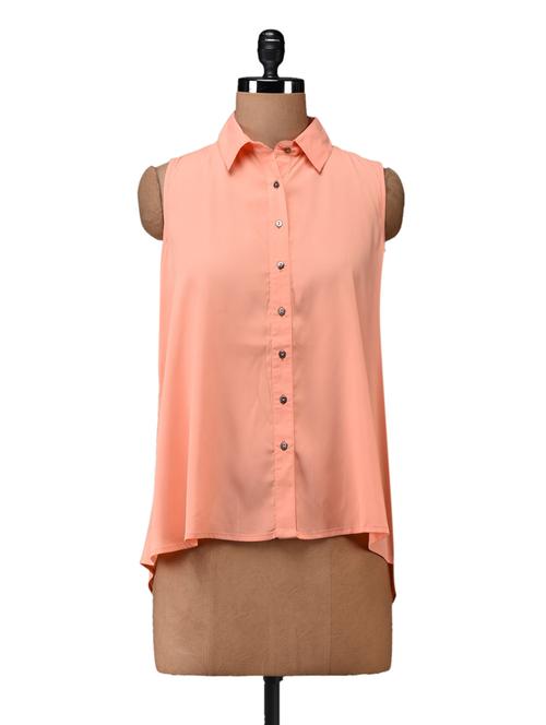 plain solid polyester shirt - 1054145 - Very Small Image - 1