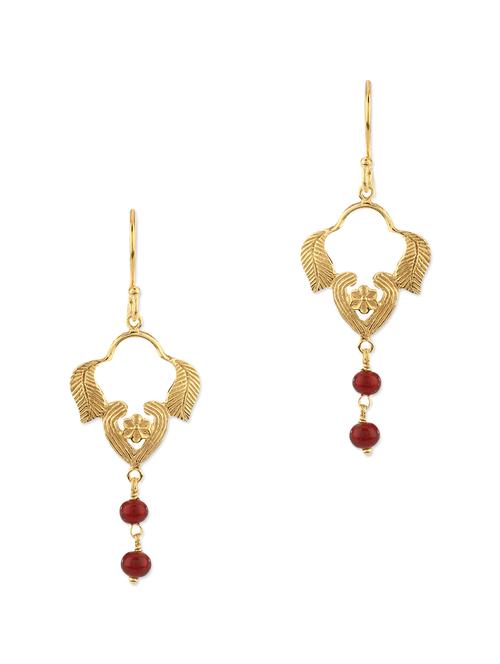 enchanted mughal buta dangler earrings - 10543341 - Very Small Image - 1