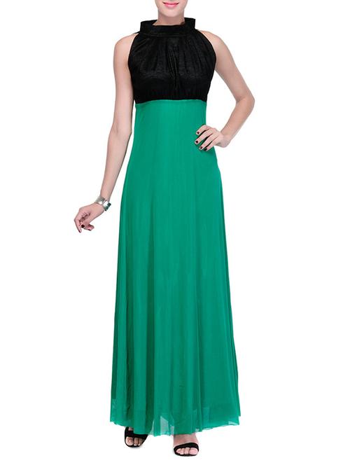 green viscose dress - 10544308 - Very Small Image - 1