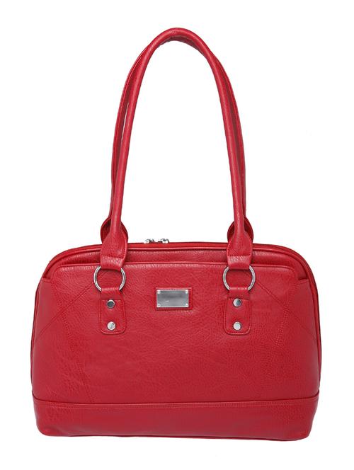 red leatherette handbag - 10545330 - Very Small Image - 1