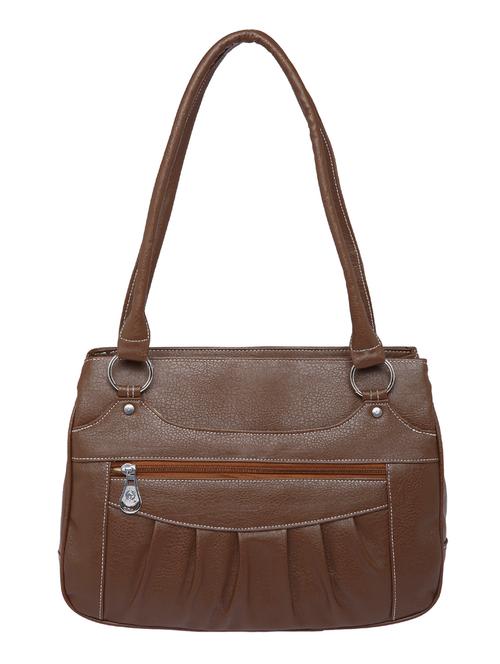 beige leatherette handbag - 10545367 - Very Small Image - 1