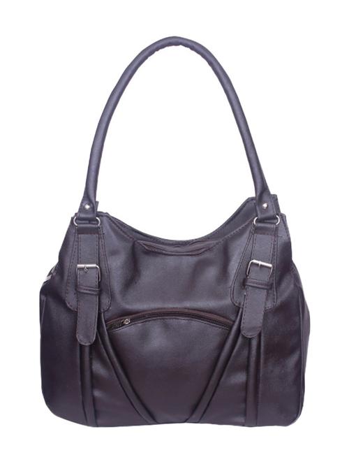 brown leatherette handbag - 10545542 - Very Small Image - 1