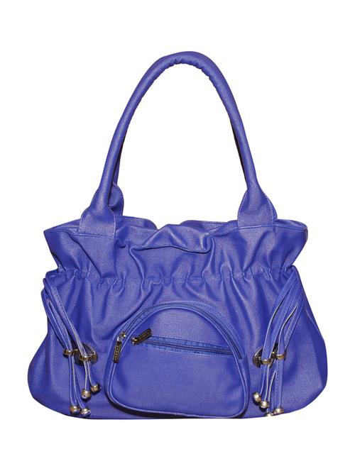 blue leatherette handbag - 10545593 - Very Small Image - 1