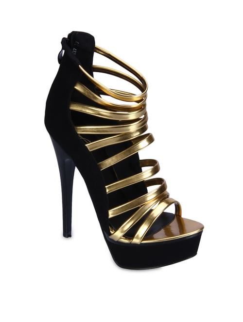 golden lace high heel stiletto - 1055049 - Very Small Image - 1