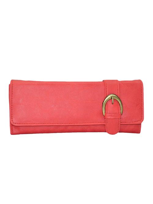 pink leatherette clutch - 10551402 - Very Small Image - 1