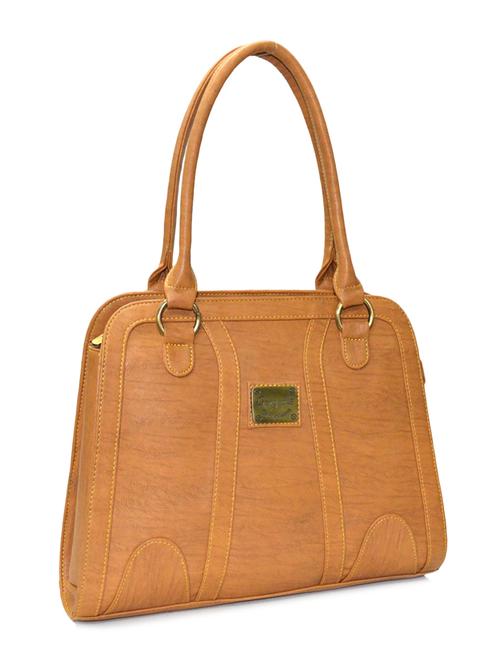 beige leatherette handbag - 10551410 - Very Small Image - 1
