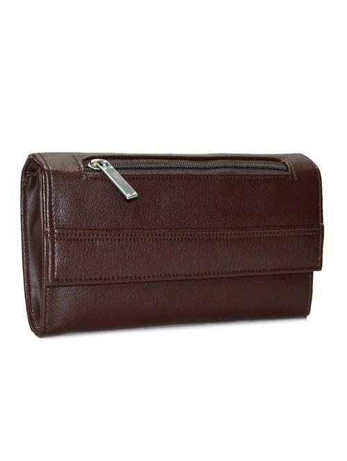 brown leatherette clutch - 10551425 - Very Small Image - 1