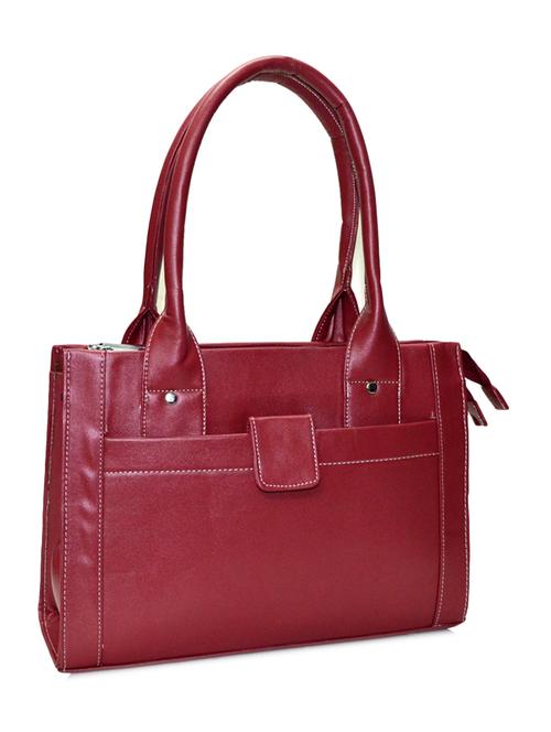 red leatherette handbag - 10551438 - Very Small Image - 1