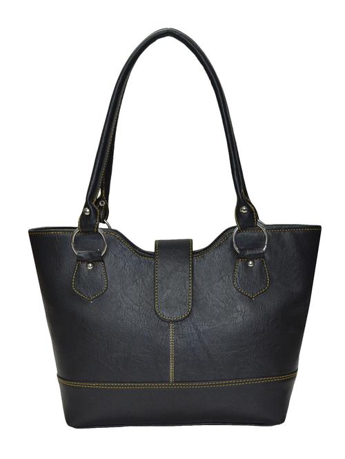 black leatherette handbag - 10551440 - Very Small Image - 1