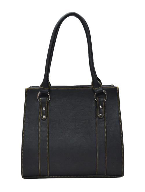 black leatherette handbag - 10551447 - Very Small Image - 1