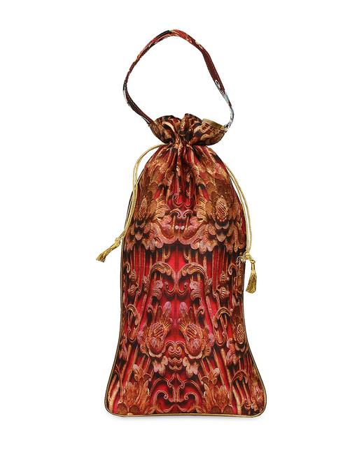 multicoloured printed elongated potli bag - 1055652 - Very Small Image - 1