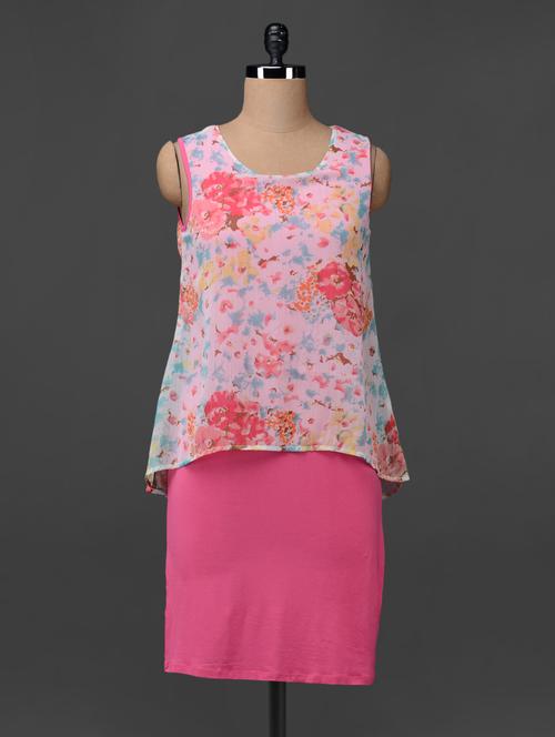 printed chiffon dress - 1056095 - Very Small Image - 1