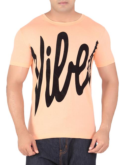 peach cotton tshirt - 10561281 - Very Small Image - 1