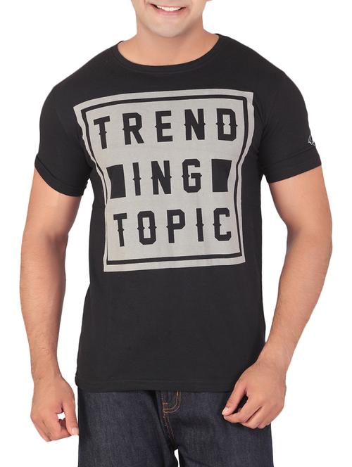 black cotton tshirt - 10561286 - Very Small Image - 1