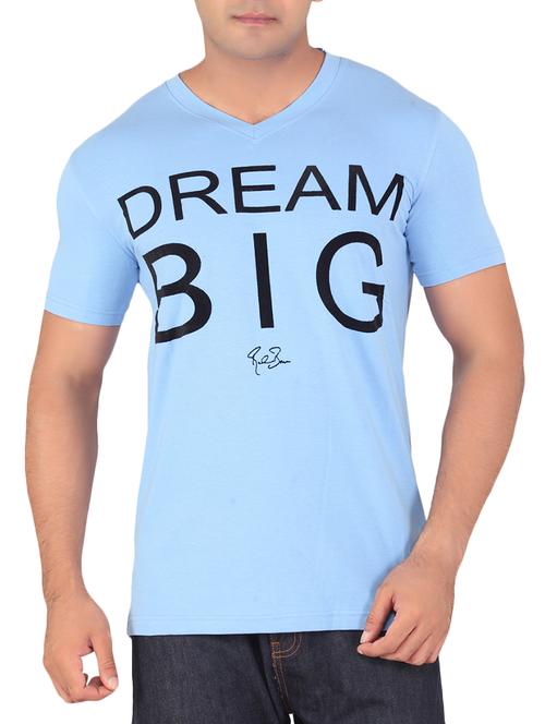 blue cotton t-shirt - 10561290 - Very Small Image - 1