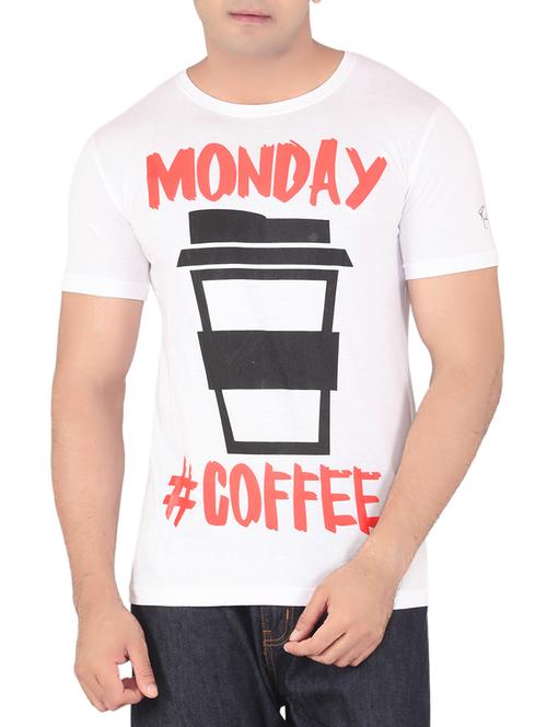 white cotton t-shirt - 10561293 - Very Small Image - 1