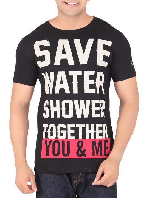 black cotton tshirt - 10561317 - Very Small Image - 1