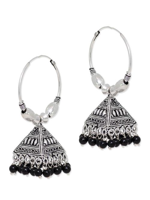 black metal alloy earring - 10577490 - Very Small Image - 1