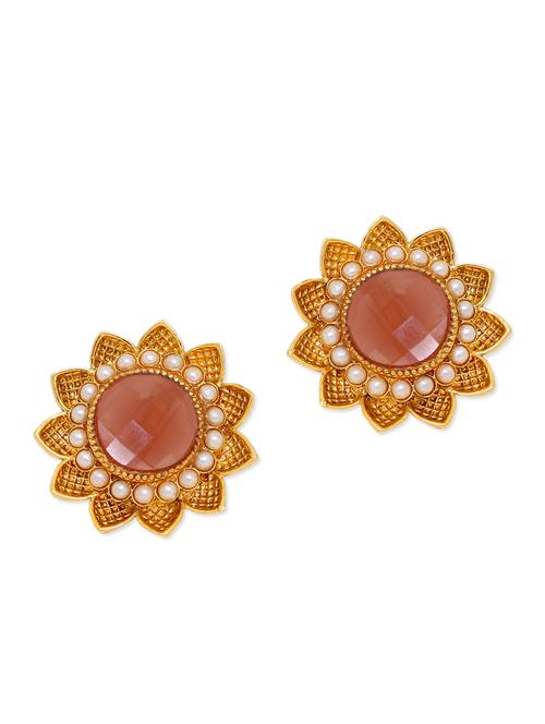 gold metal alloy earring - 10577526 - Very Small Image - 1
