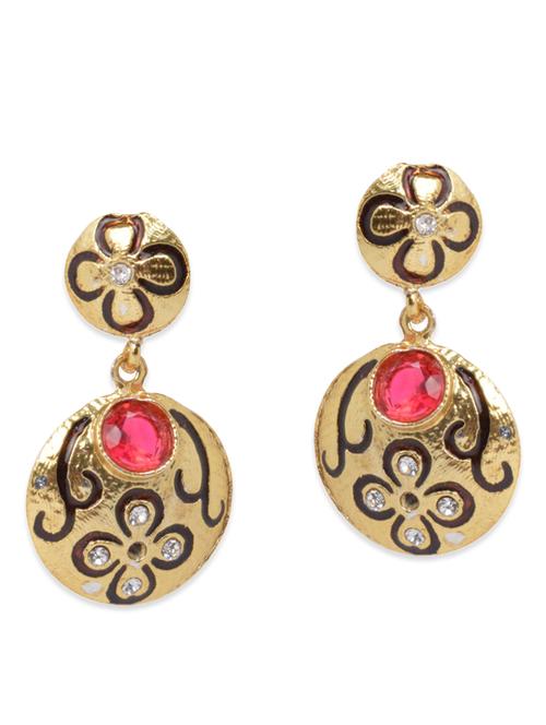 gold brass earring - 10577920 - Very Small Image - 1