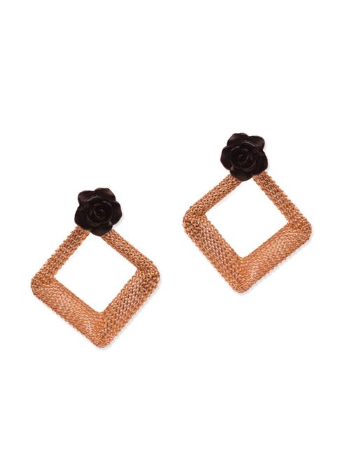 multi colour brass earring - 10577947 - Very Small Image - 1